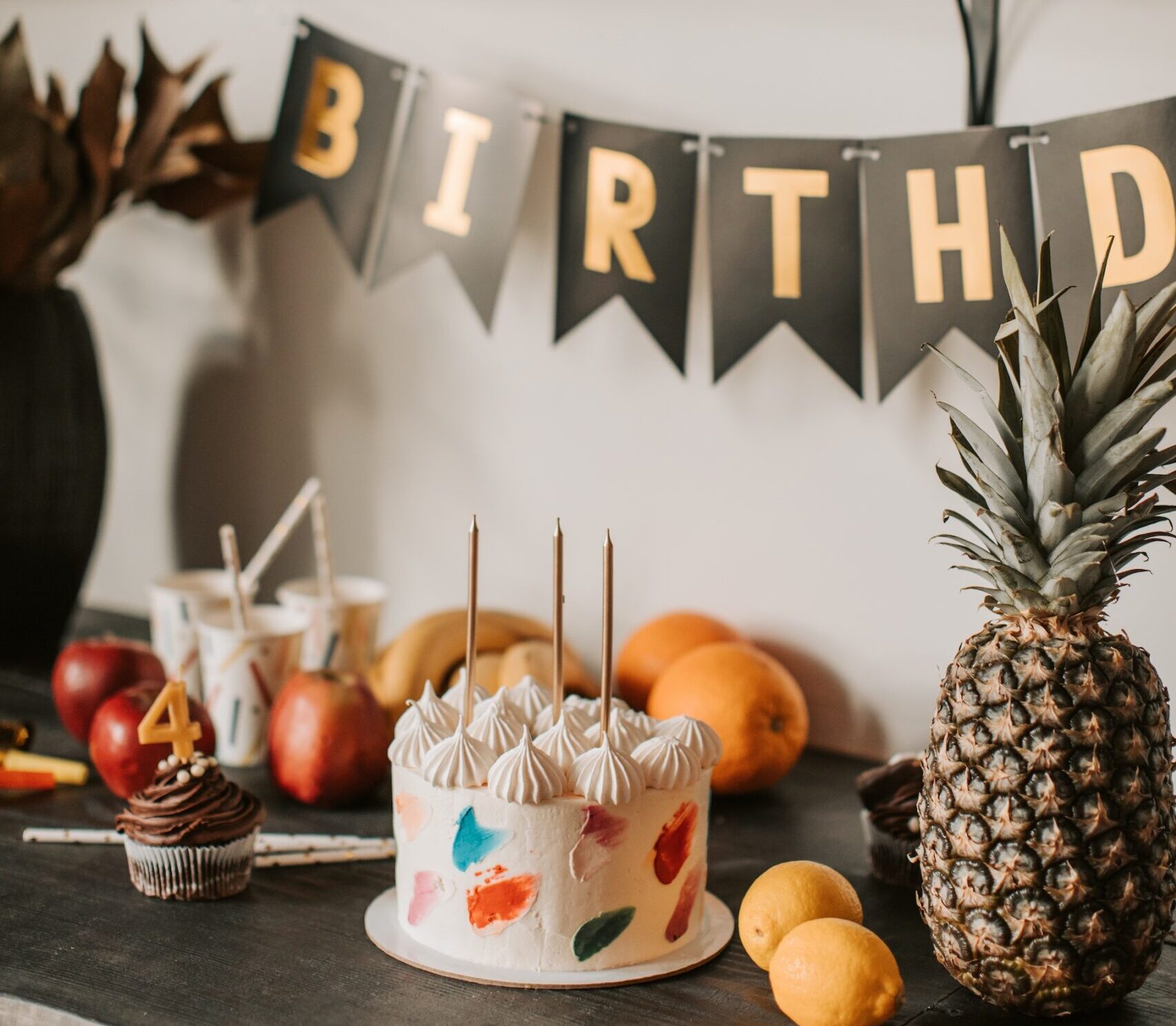 Tischdekoration für Kindergeburtstag