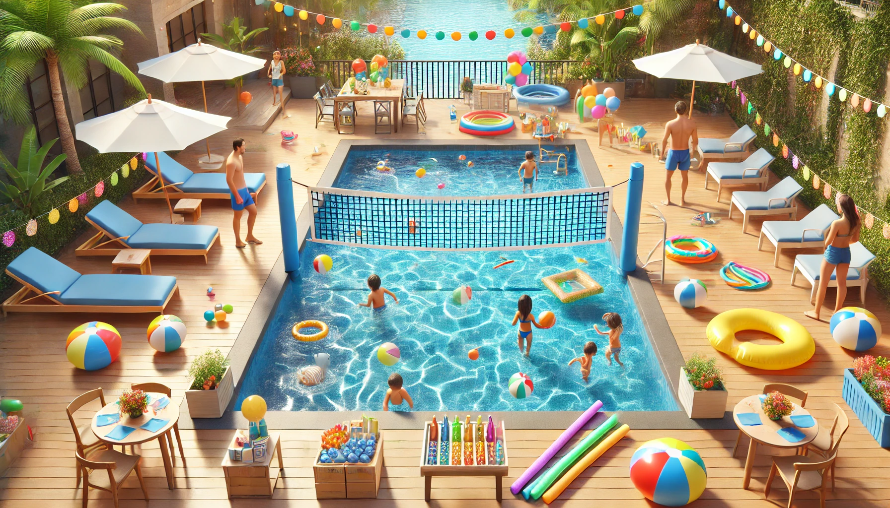 Poolparty-Spiele zum Kindergeburtstag